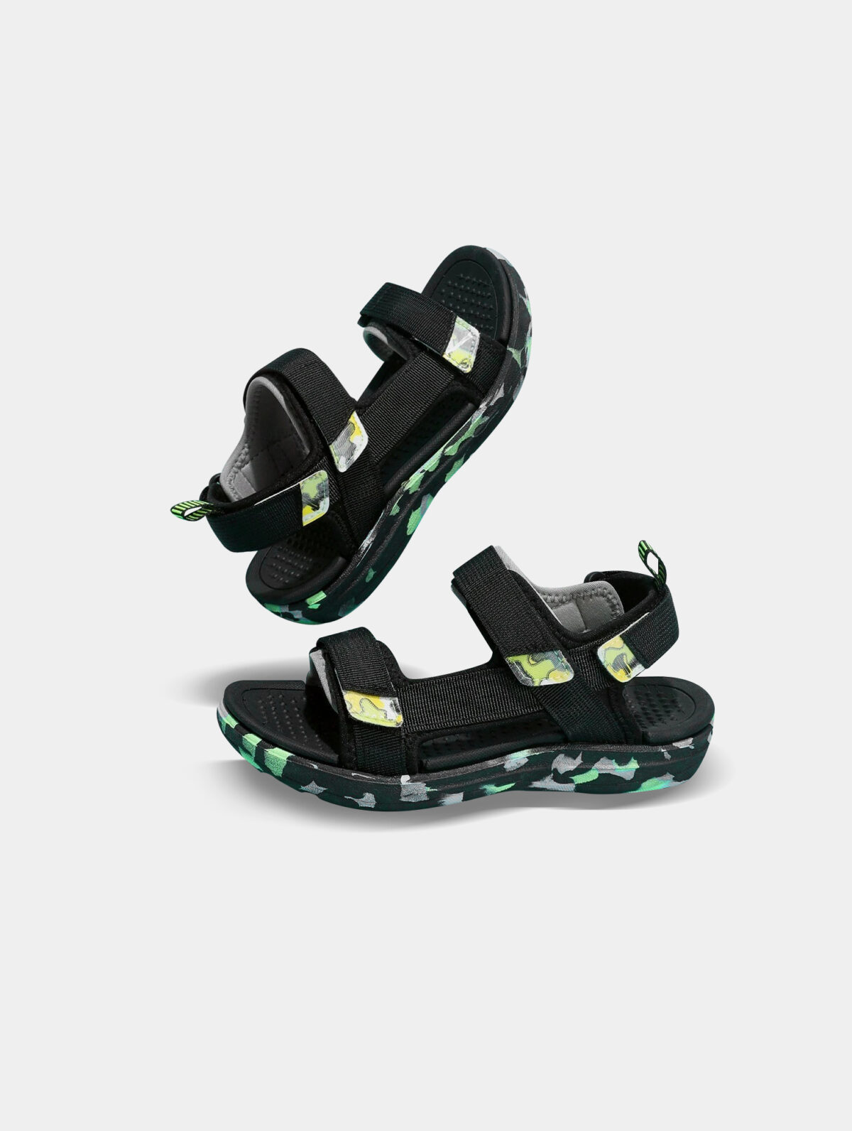 Kids' Breathable Camouflage Sandals - Lightweight, Non-Slip Sole - Image 2