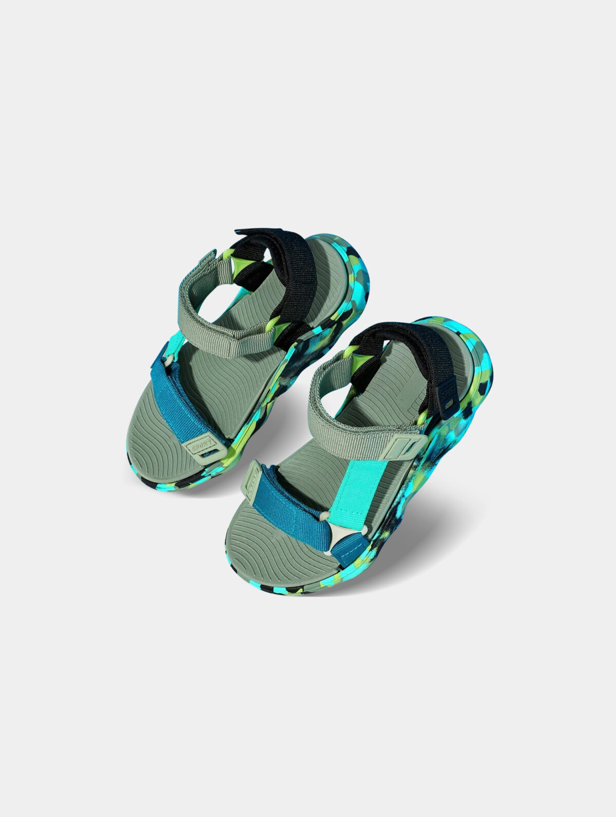 Kids' Camo Beach Sandals - Adjustable Straps, Anti-Slip EVA - Image 3