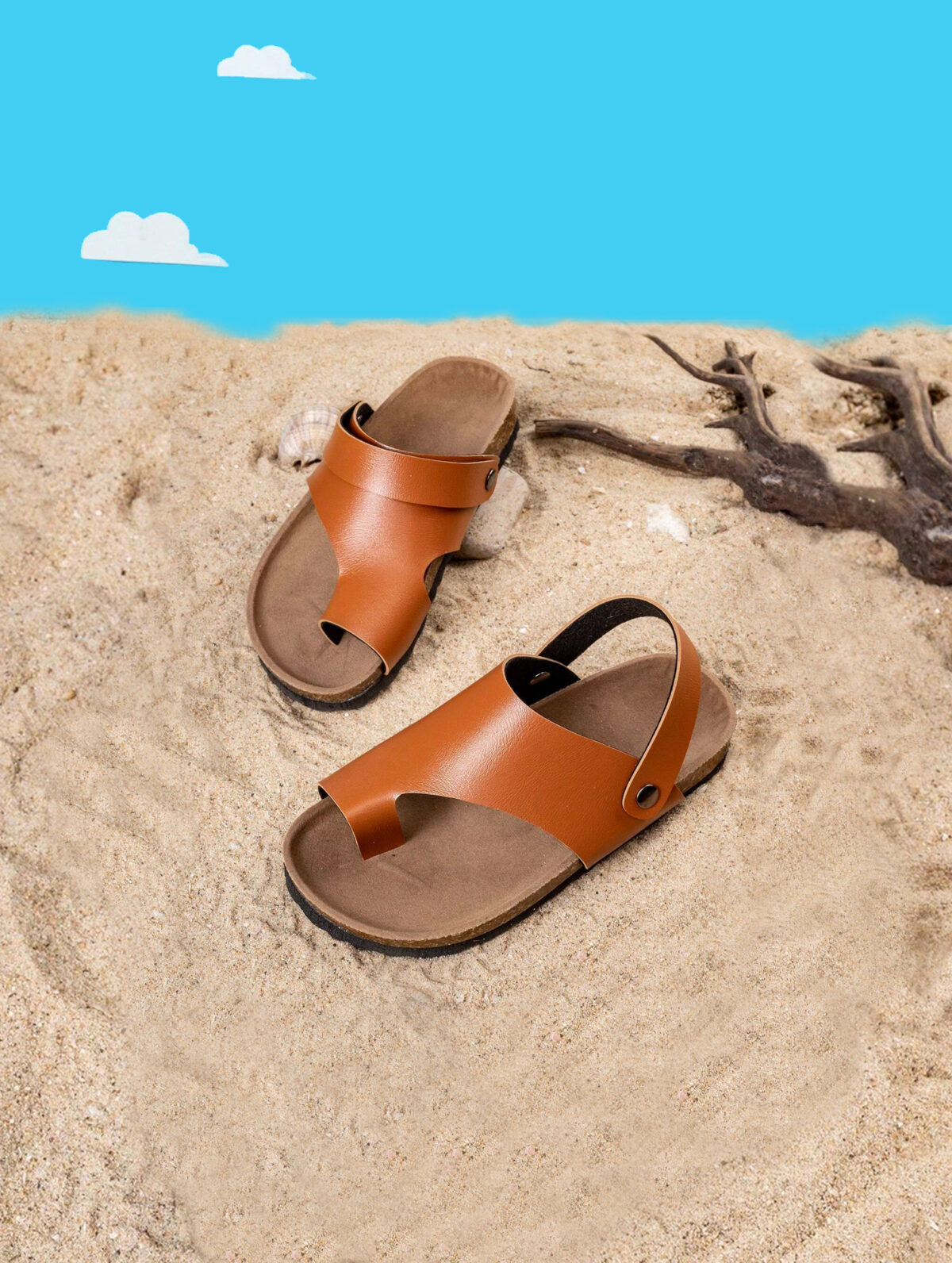 Kids' Comfort Flat Sandals - Lightweight Everyday Summer Shoes - Image 1
