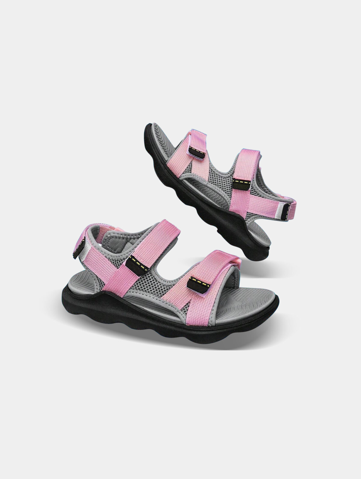 Kids' Open-Toe Comfort Sandals - Breathable, Hook-and-Loop - Image 2