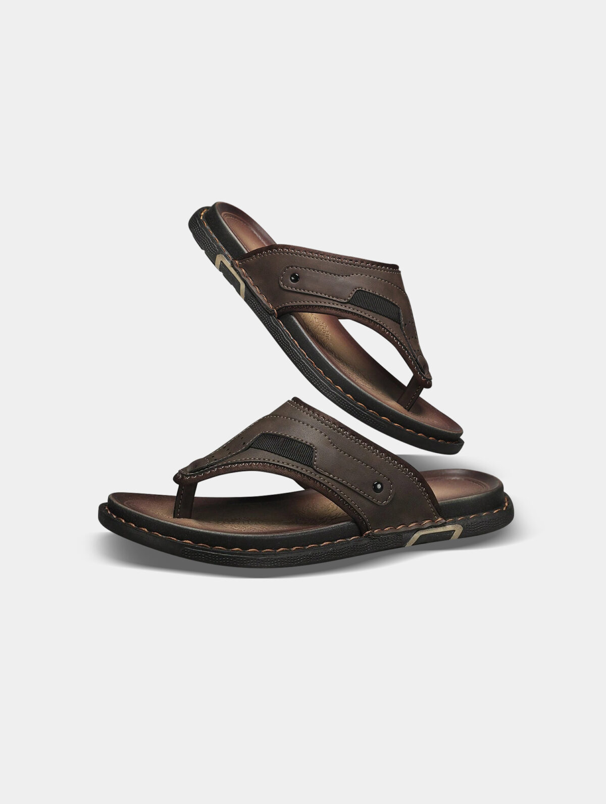 Men's Arabic-Style Flip Flops - Retro Pattern, Non-Slip EVA - Image 3