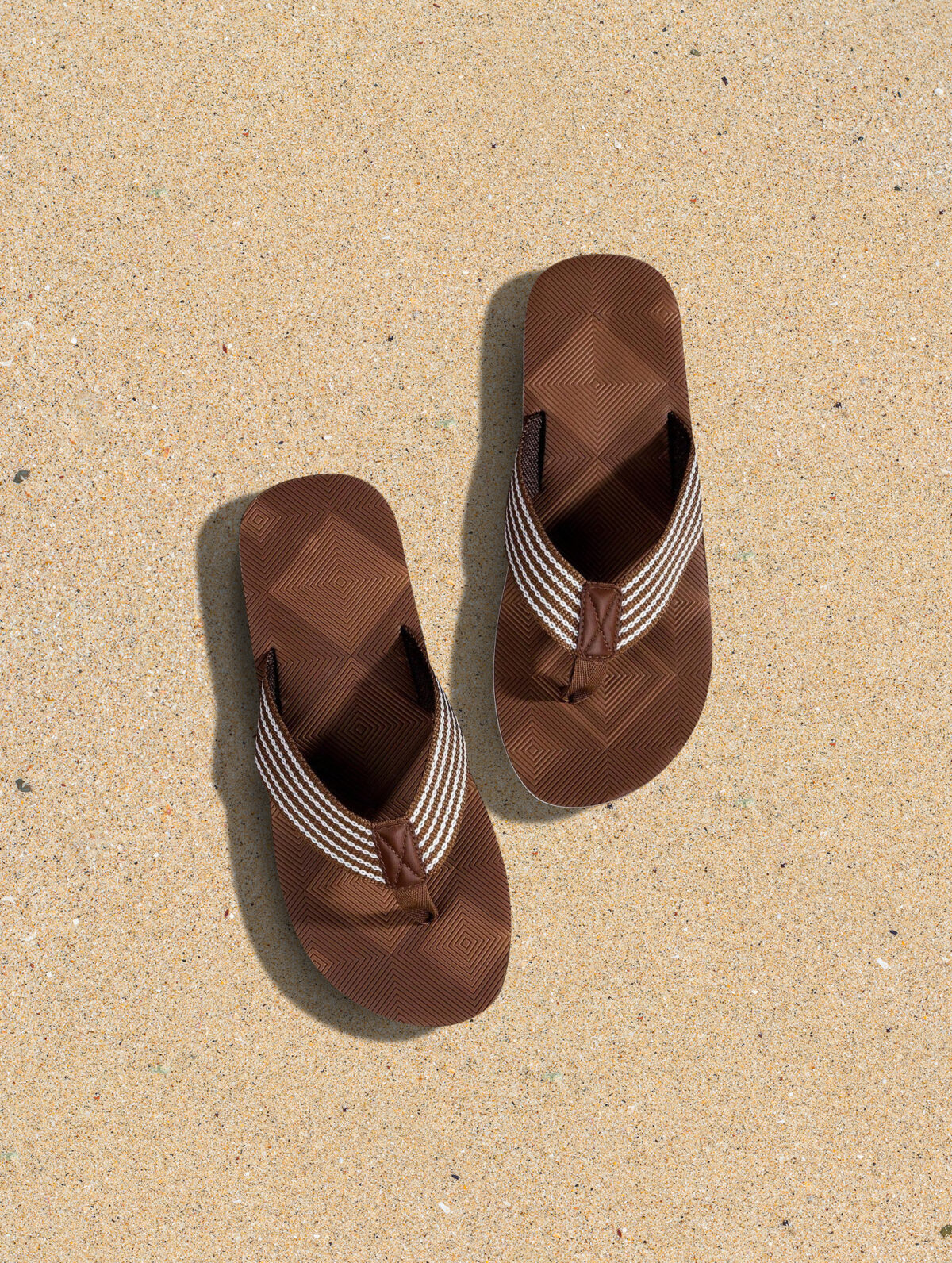 Men's Non-Slip Beach Flip Flops - Waterproof Flat EVA Sole - Image 1