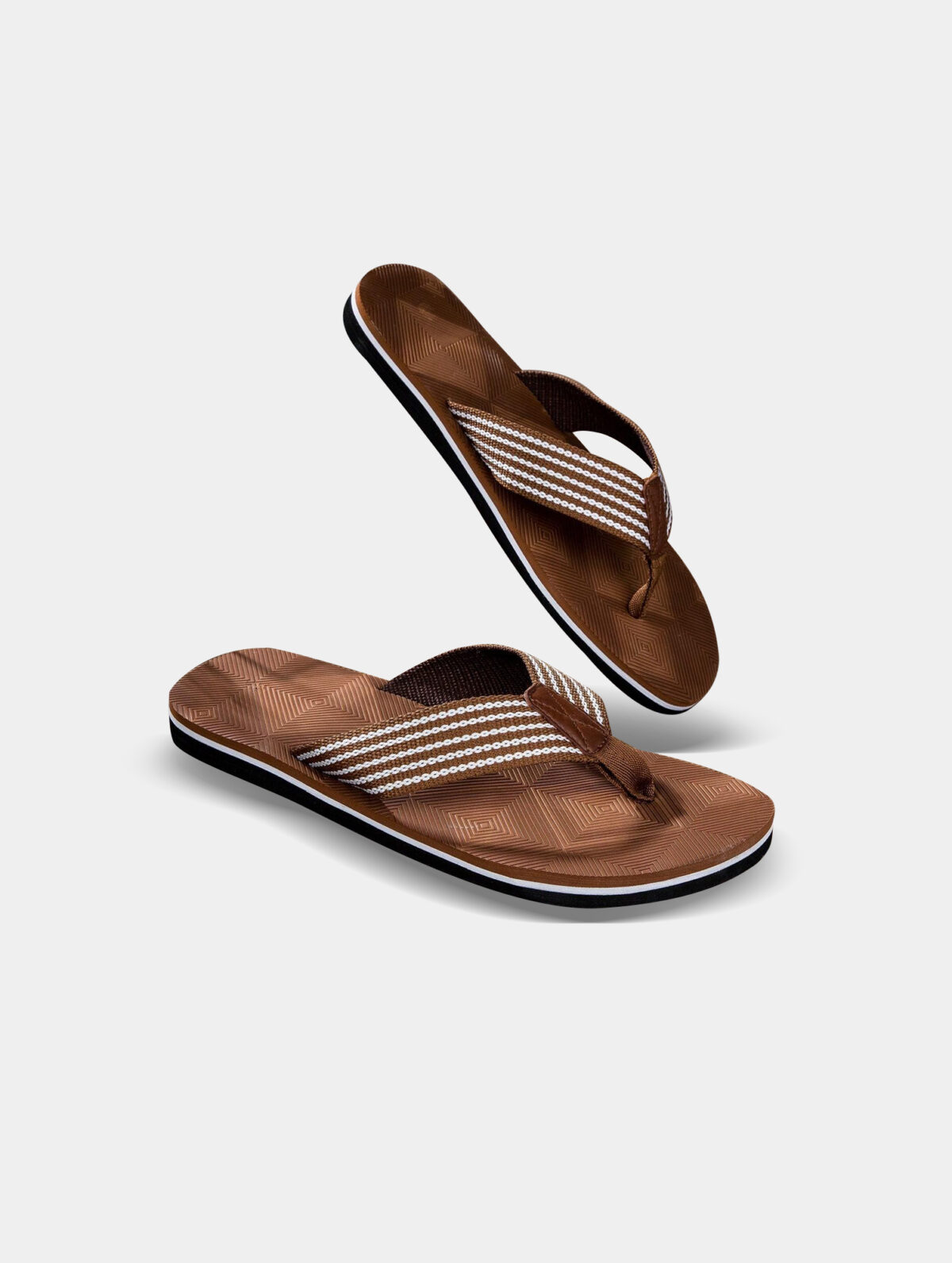 Men's Non-Slip Beach Flip Flops - Waterproof Flat EVA Sole - Image 2