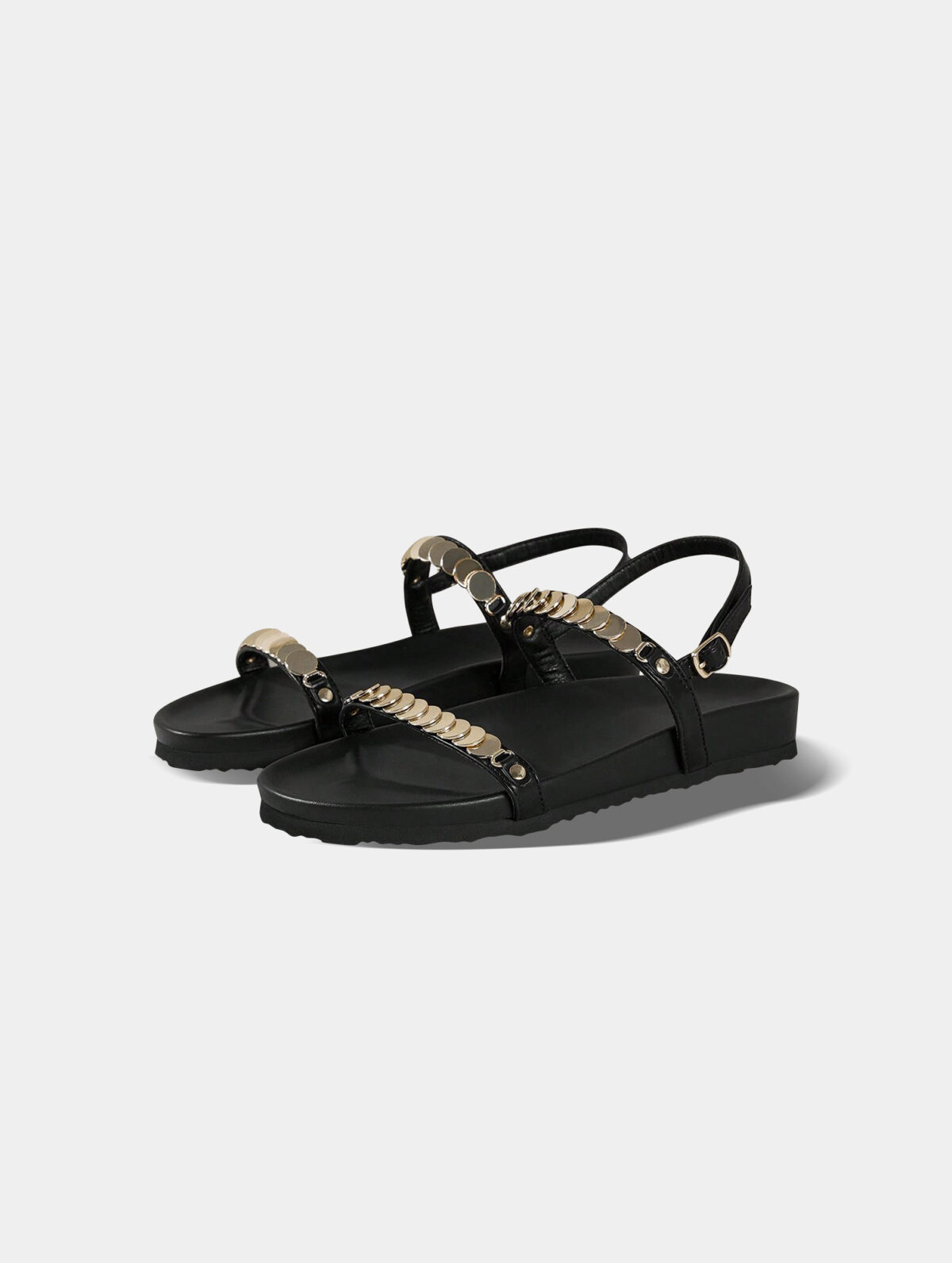 Women's Open-Toe Lace-Up Flat Sandals - Adjustable Fit, Casual - Image 3