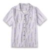 Calm Lavender Field Floral Summer Shirt