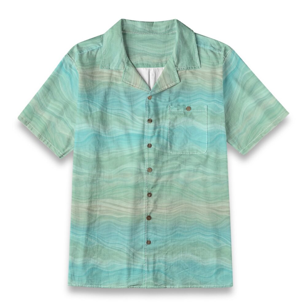 Crystal Lagoon Water Texture Resort Shirt